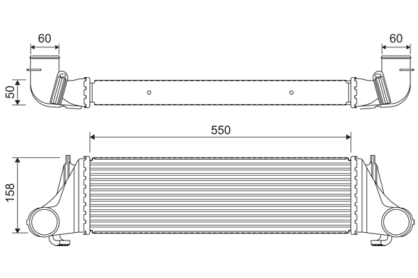 Intercooler - 818400 VALEO