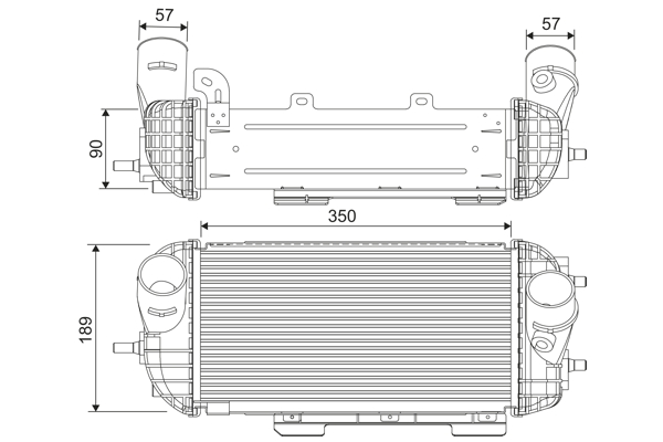 Intercooler - 818538 VALEO