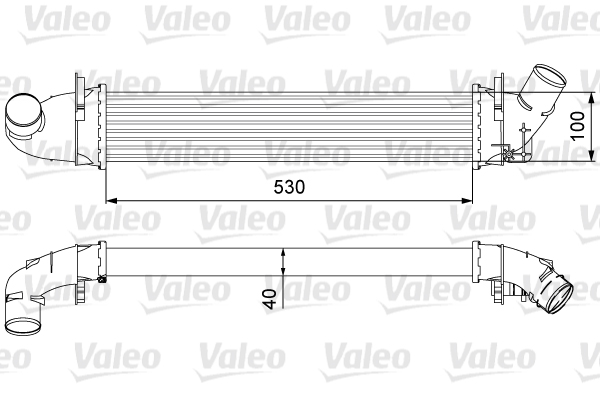 Intercooler, charger - 818544 VALEO