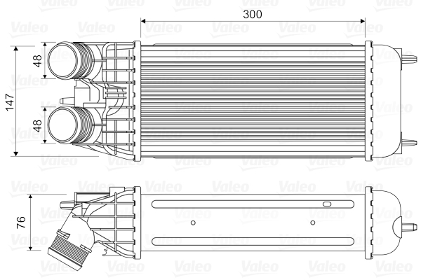 Intercooler - 818547 VALEO