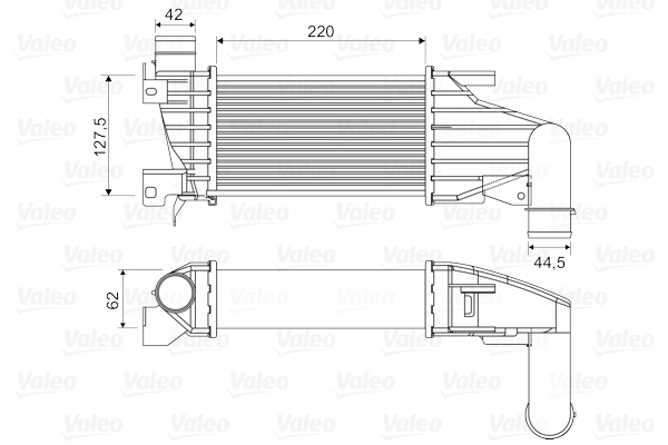 Intercooler - 818555 VALEO