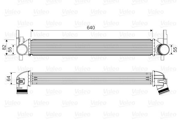 Intercooler, charger - 818574 VALEO