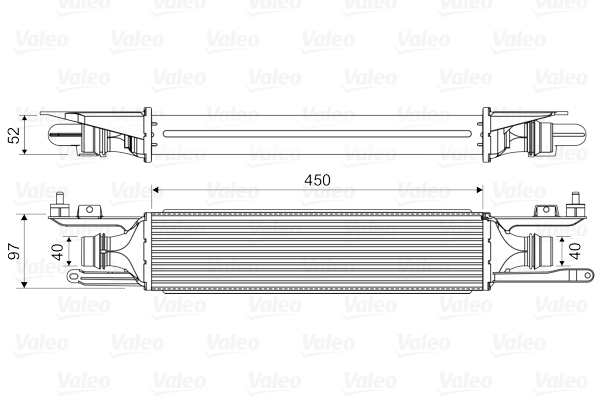 Ladeluftkühler - 818578 VALEO