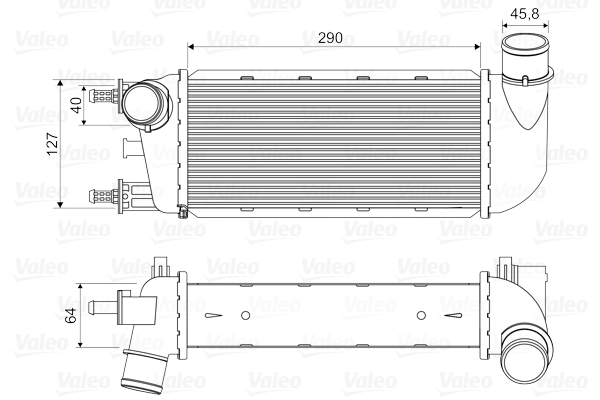 Intercooler - 818582 VALEO