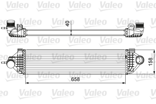 Ladeluftkühler - 818600 VALEO
