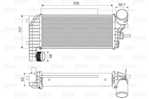 Intercooler - 818604 VALEO