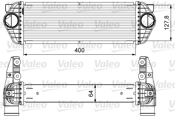 Intercooler, charger - 818607 VALEO