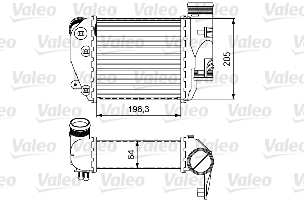 Ladeluftkühler - 818610 VALEO