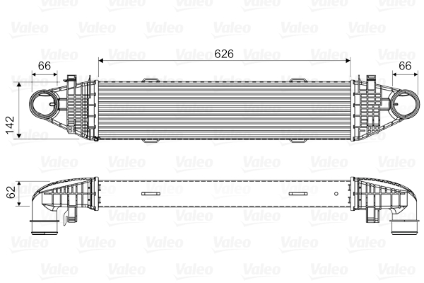 Intercooler, charger - 818617 VALEO