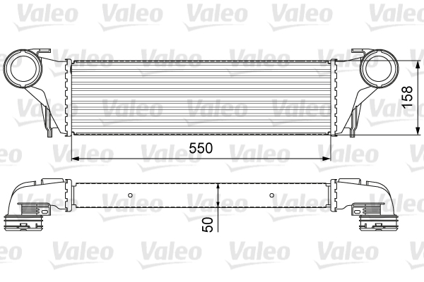 Intercooler, charger - 818618 VALEO