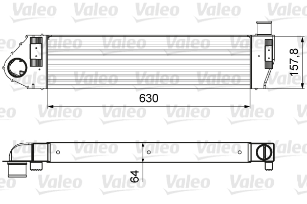 Intercooler, charger - 818621 VALEO