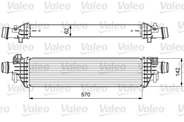 Intercooler - 818628 VALEO