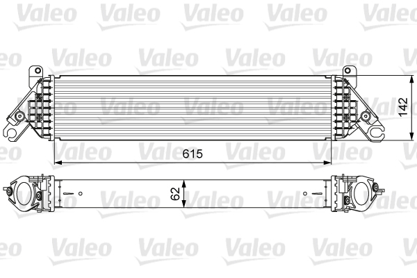 Intercooler, charger - 818630 VALEO