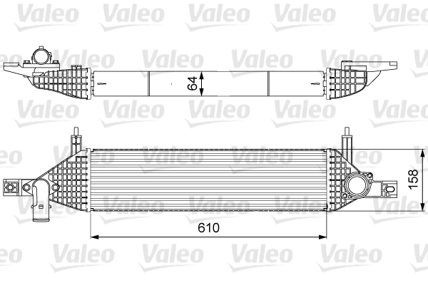 Intercooler - 818633 VALEO