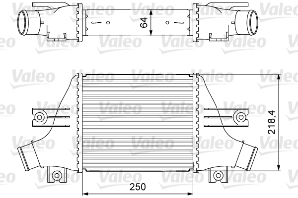 Intercooler - 818638 VALEO