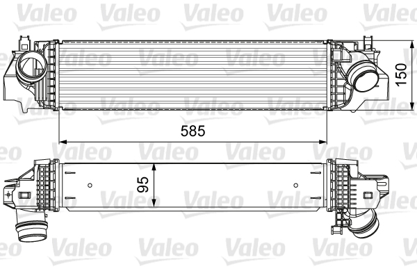 Интеркулер - 818640 VALEO