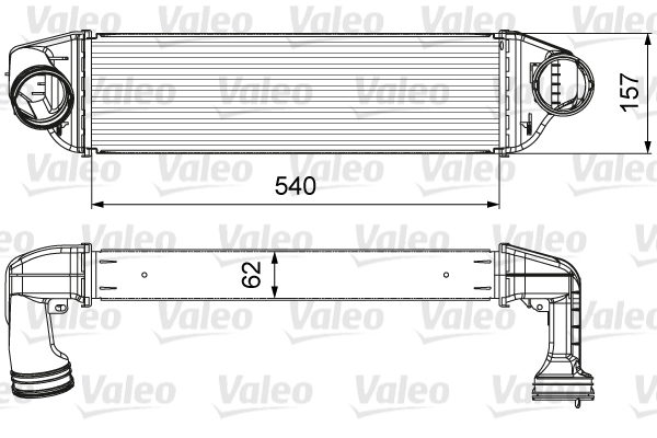 Intercooler, charger - 818642 VALEO