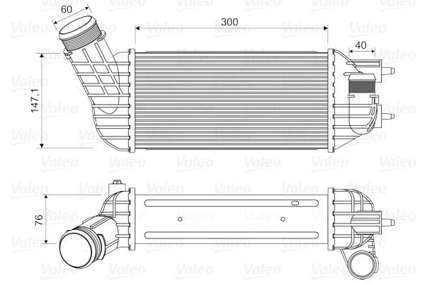 Intercooler - 818652 VALEO