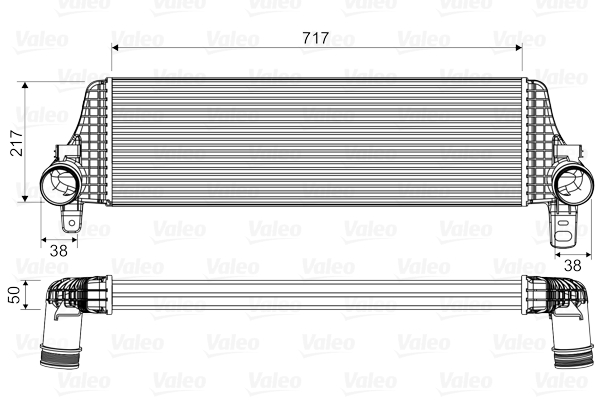 Intercooler - 818659 VALEO