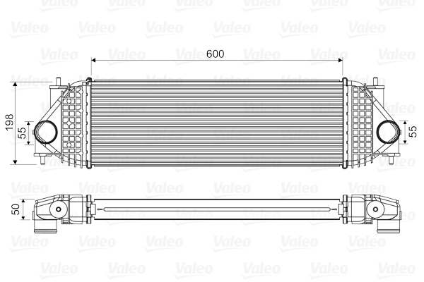 Intercooler, charger - 818662 VALEO