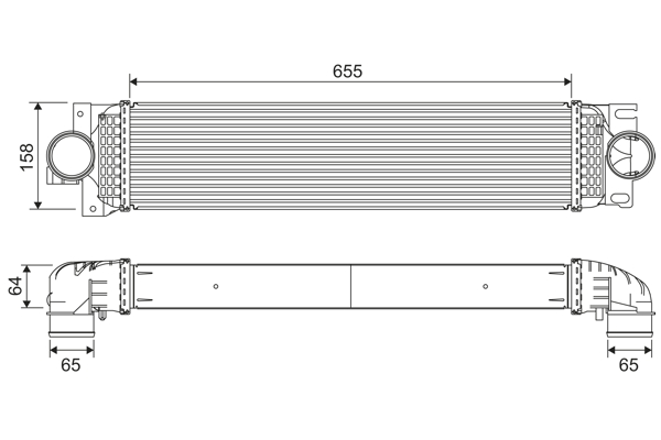 Intercooler - 818687 VALEO