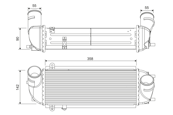 Intercooler - 818692 VALEO