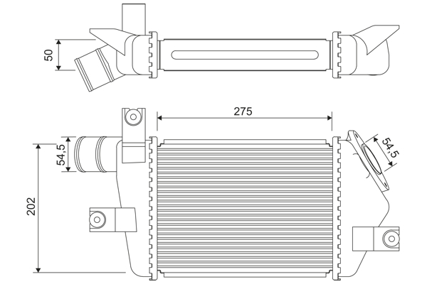 Intercooler - 818693 VALEO