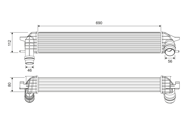 Intercooler - 818696 VALEO