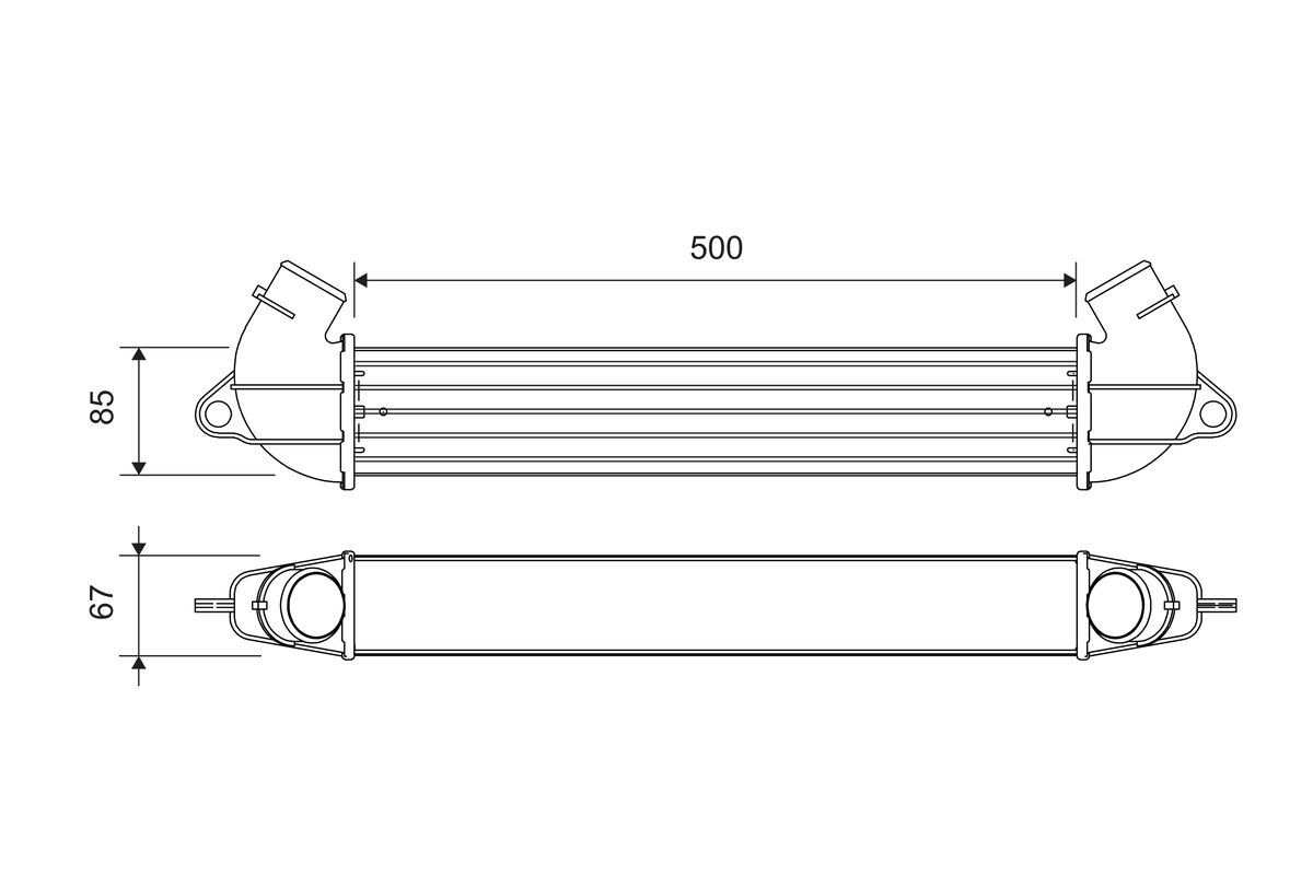 Intercooler, charger - 818712 VALEO