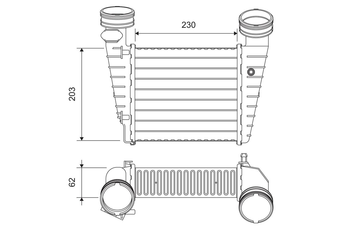 Intercooler - 818720 VALEO