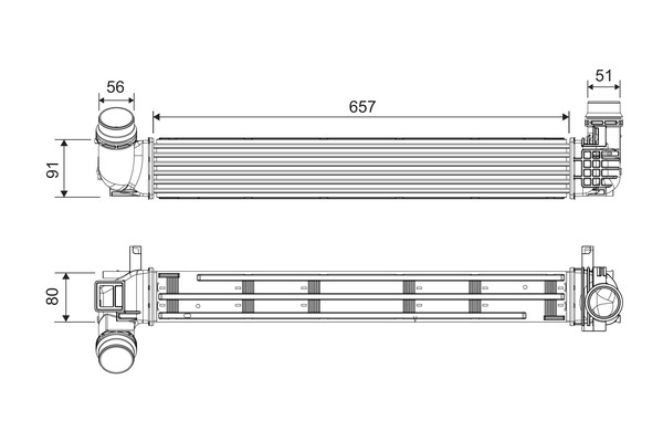 Intercooler - 818878 VALEO