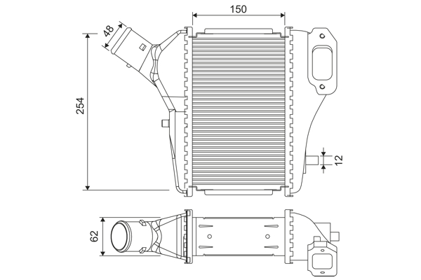 Intercooler - 822902 VALEO