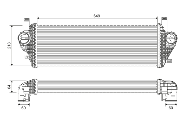 Intercooler - 822903 VALEO