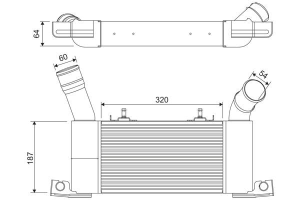 Intercooler - 822910 VALEO