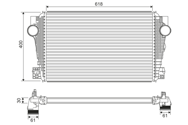 Intercooler - 822915 VALEO