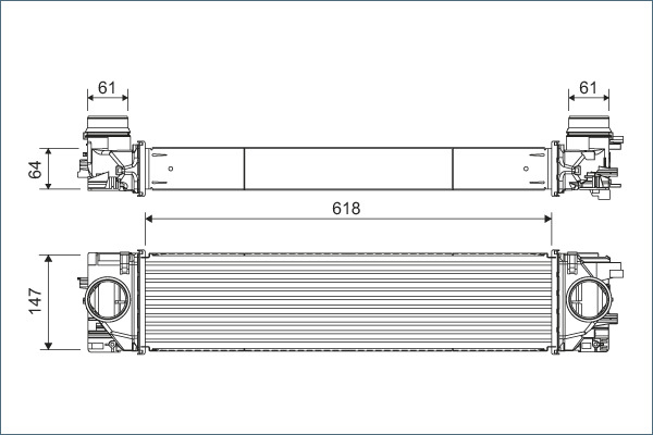 Intercooler - 822931 VALEO