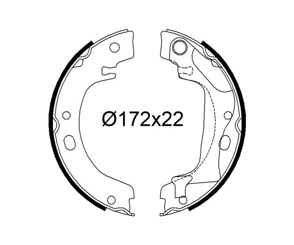 Bremsbackensatz - 564239 VALEO