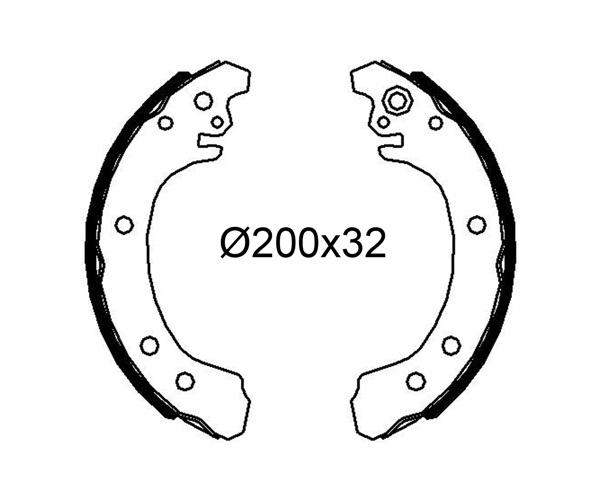 Bremsbackensatz - 564339 VALEO