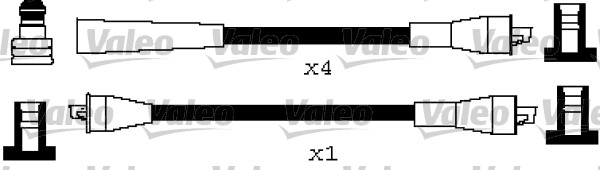 Kit cavi accensione - 346639 VALEO