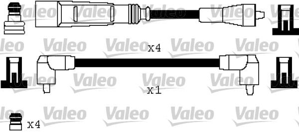 Kit cavi accensione - 346333 VALEO