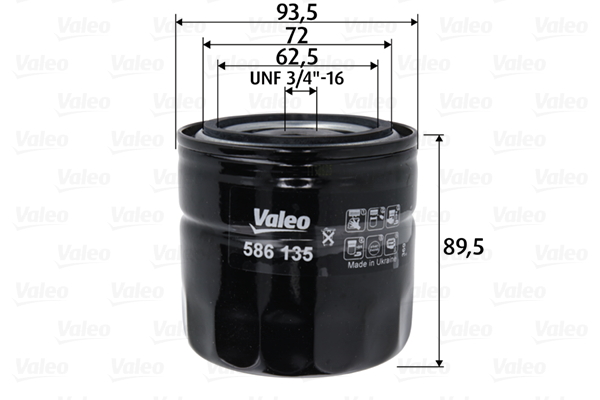 Oil Filter - 586135 VALEO