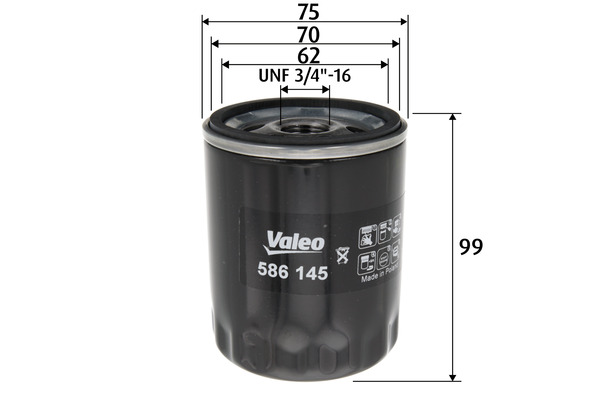 Oil Filter - 586145 VALEO