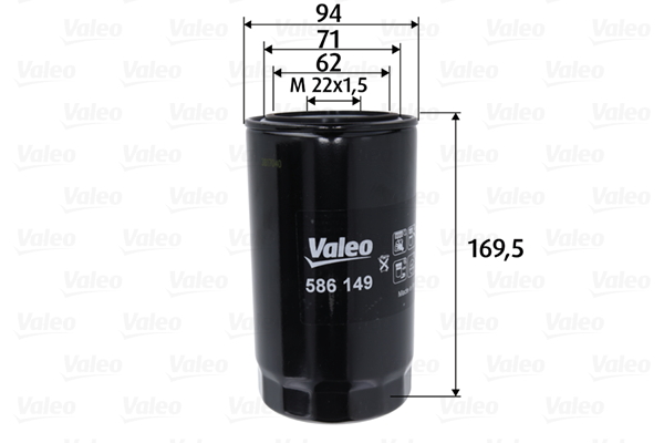 Oil Filter - 586149 VALEO