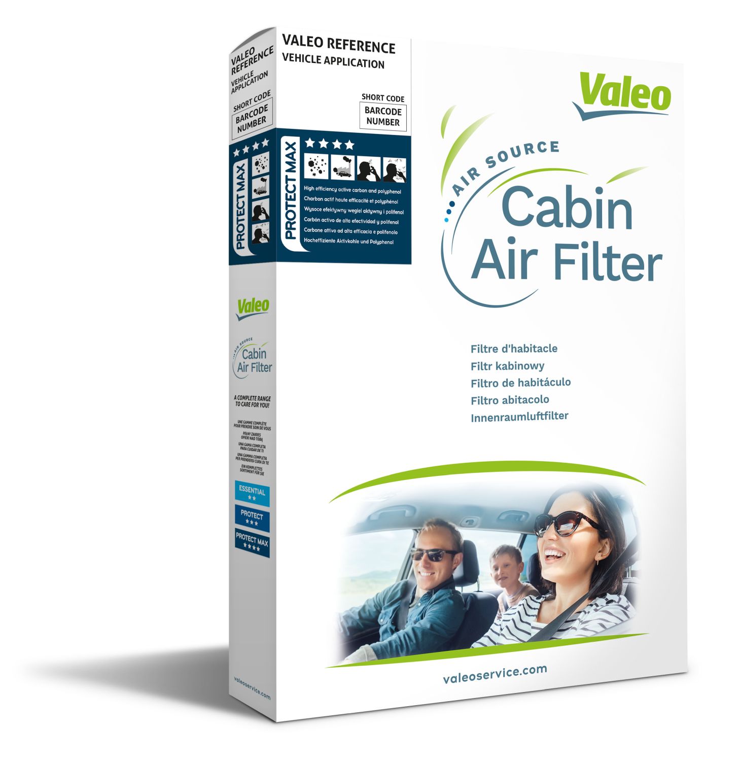 Filter, interior air - 701031 VALEO