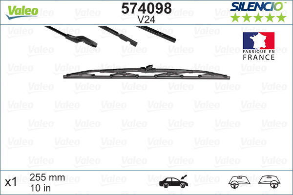 Wiper Blade - 574098 VALEO