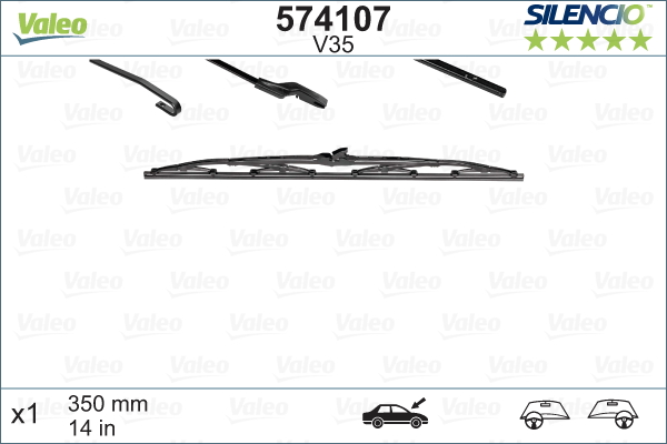 Wiper Blade - 574107 VALEO