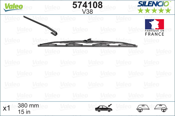 Wiper Blade - 574108 VALEO
