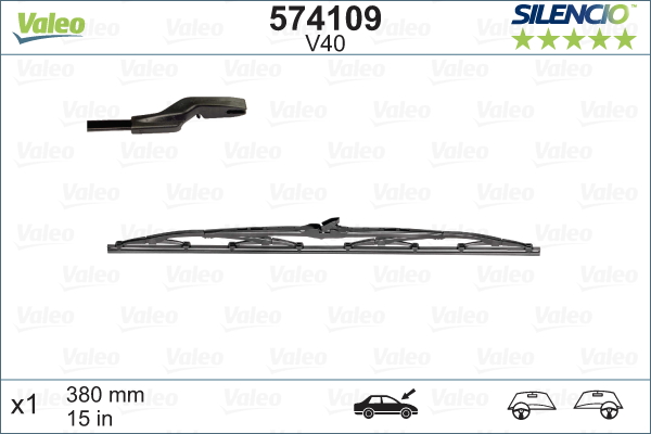 Wiper Blade - 574109 VALEO
