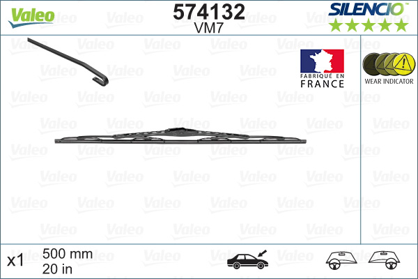 Wiper Blade - 574132 VALEO