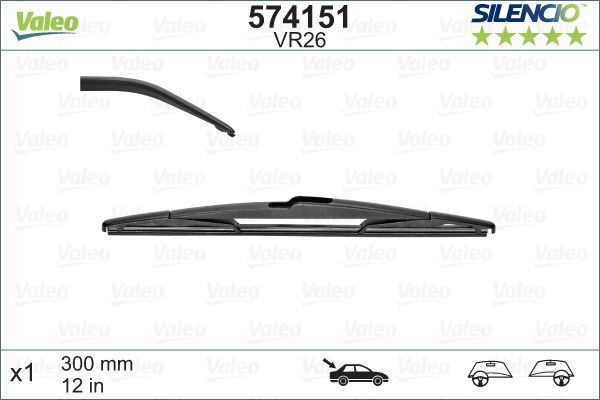 Wiper Blade - 574151 VALEO